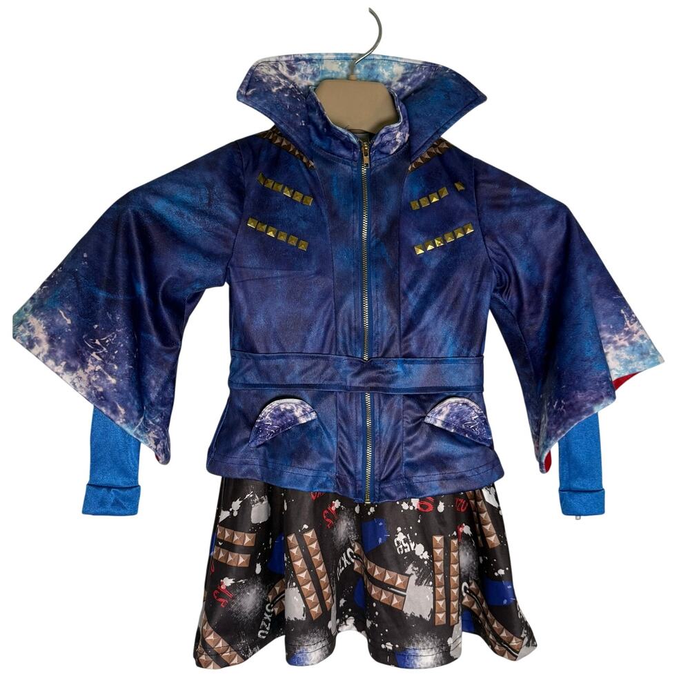 Disney Descendants Evie Costume Dress Child Size SMALL 4/6